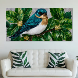 Emerald Wings Nature's Bird - NicheCanvas