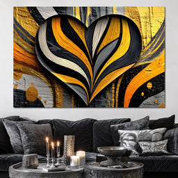 Golden Heartbeat Essence - NicheCanvas