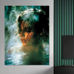 Steam Kiss Above Quiet Waters - NicheCanvas