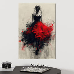 Flame of the Midnight Dance - NicheCanvas