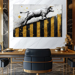 Golden Bull Market - NicheCanvas