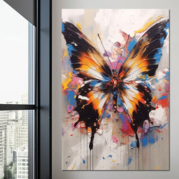 Psychedelic Lepidoptera - NicheCanvas