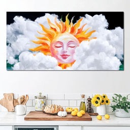 Radiant Dreams of Celestial Day - NicheCanvas