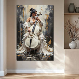 Harmony in Ivory - Johanjjf - NicheCanvas