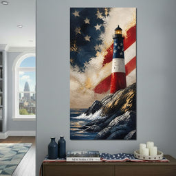 Beacon of the coastal spirit - NicheCanvas