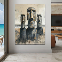 Guardians of the Pacific Shores - NicheCanvas