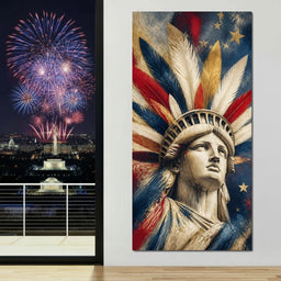 Sovereign Plume of Liberty - NicheCanvas