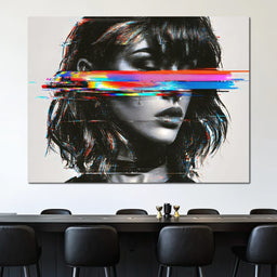 Fragmented Memory Of A Silent Tear - NicheCanvas