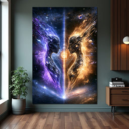 Dual Entities Of The Expanding Void - NicheCanvas