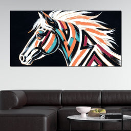 Prismatic Stallion Spirit - NicheCanvas