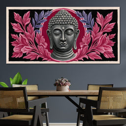 Tranquil Lotus Buddha Reverie - NicheCanvas