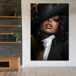 Moonlit Elegance of Shadows - NicheCanvas