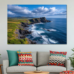 Atlantic Cliffs Wild Coastline - NicheCanvas