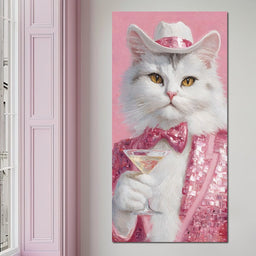 Cat Royale Sophisticated Sip - NicheCanvas