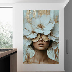 Golden Petal Head - Cole Williams - NicheCanvas