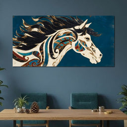 Galloping Tapestry Elegance - Alicia Smith - NicheCanvas