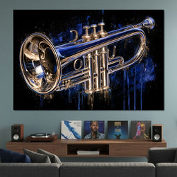 Midnight Echo of the Brass Horn - NicheCanvas