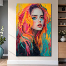 Radiant Tresses Luminous Allure - NicheCanvas