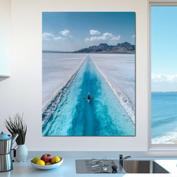 Journey Through Tranquil Waters - NicheCanvas