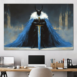 Knight of the Gilded Realm - NicheCanvas