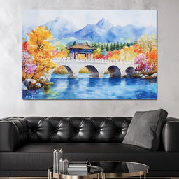 The Stone Bridge - NicheCanvas