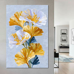 Golden Poppies Soft Light - NicheCanvas