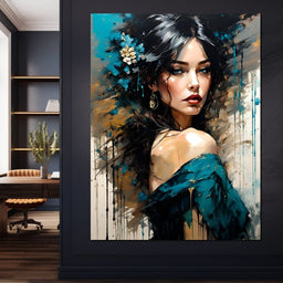 Female Portrait 0057 - Vizahn Burger - NicheCanvas