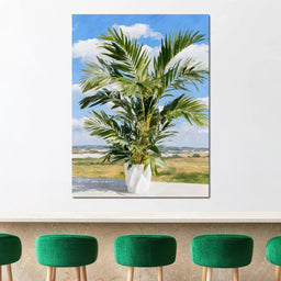 Sunlit Plant - NicheCanvas