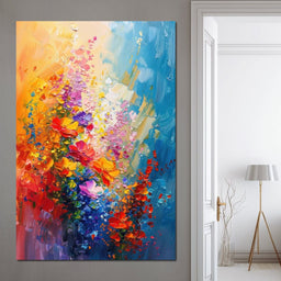 Impasto Bloom - Tooples Art - NicheCanvas