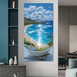 Tropical Ocean Bliss Bowl - NicheCanvas