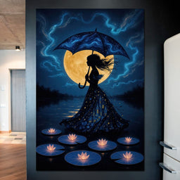 Lady of the Starry Night - TooplesArt  - NicheCanvas