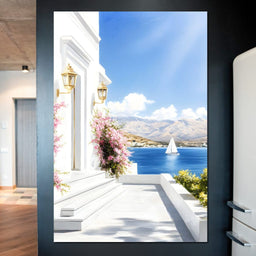 Coastal Sunlit Retreat - NicheCanvas