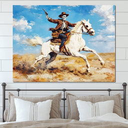 Rider of the Endless Plains - NicheCanvas