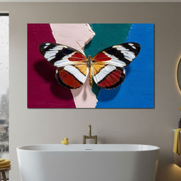Butterfly Colorblock Flight - NicheCanvas
