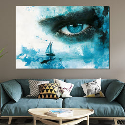 Wanderer's Oceanic Vision - NicheCanvas