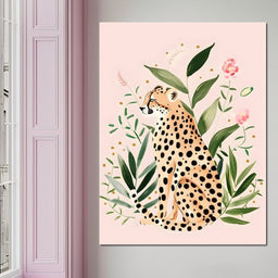 Golden Cheetah Tropical Garden - NicheCanvas