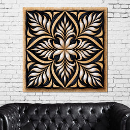Gilded Quill Mandala - TooplesArt - NicheCanvas