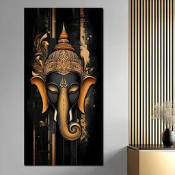 Golden Divine Elephant Aura - NicheCanvas