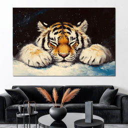 Slumbering Tiger - NicheCanvas