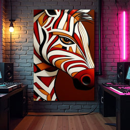 Stripes of the Savanna Melody - NicheCanvas