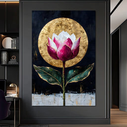 Golden Petal Radiance - NicheCanvas