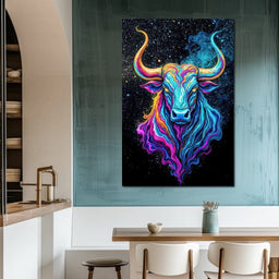 Bull of the Cosmos - TooplesArt  - NicheCanvas