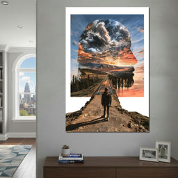 Where The Mind Travels Toward Home - NicheCanvas