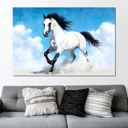 Gallop Through the Clouds - NicheCanvas