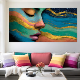 Celestial Dream Portrait Glow - NicheCanvas