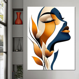 Golden Feminine Grace - TooplesArt - NicheCanvas