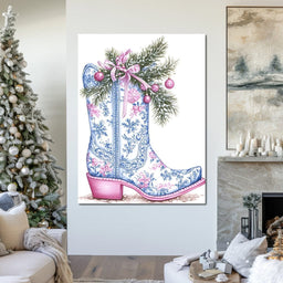Holiday Cowboy Boot Bouquet - NicheCanvas