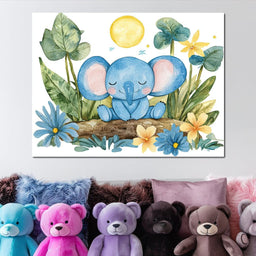 Elephant Dreams in Bloom - NicheCanvas