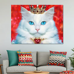 Majestic Feline Reign - NicheCanvas