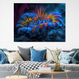 Neon Sea Bloom - TooplesArt - NicheCanvas